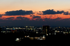 　　夕焼け金沢　　