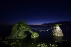 　　能登の夕景