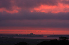 　　　潟の夕景　　1