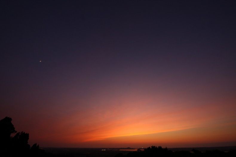 　　　潟の夕景　　4
