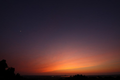 　　　潟の夕景　　4