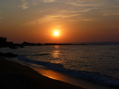 やっぱり綺麗な夕陽