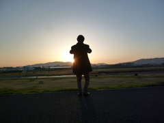 2013年3月21日　夕陽1