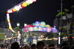 ゴール直前のイルミネーション