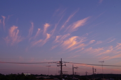 台風が行き秋の雲-2