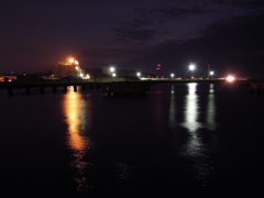 酒田北港の夜景