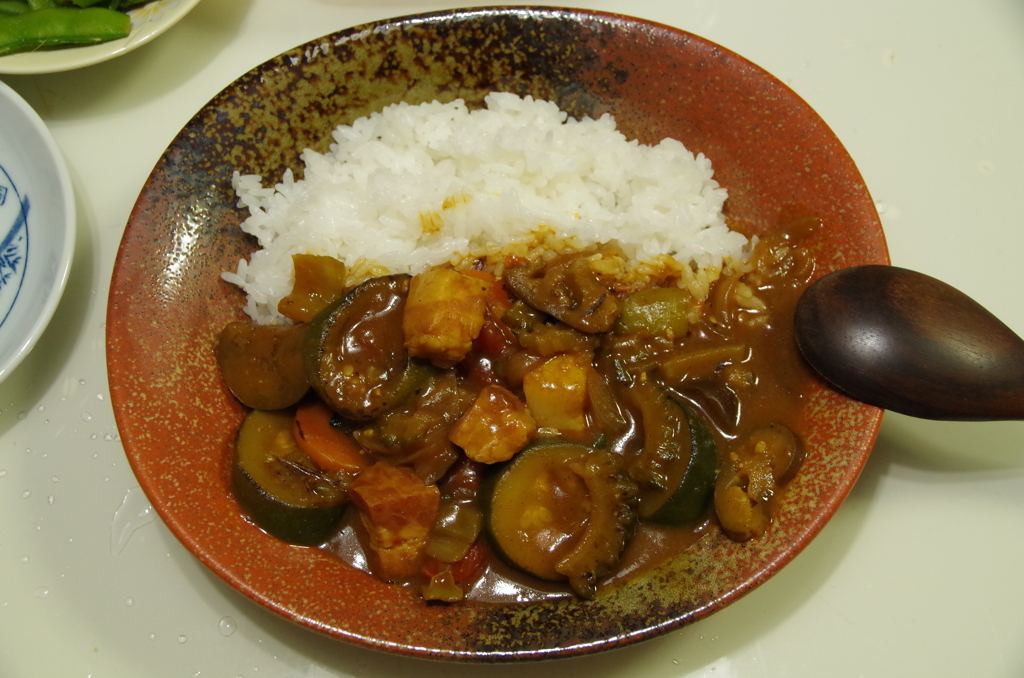 夏だ、カレーだ、夏野菜カレー食べよう