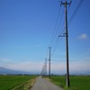 朝から青空