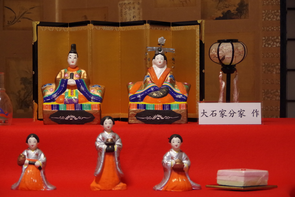 桃の節句‐大石家分家の土人形