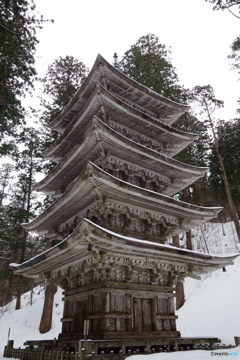 国宝五重塔・羽黒山-5