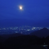 雲間から満月-3