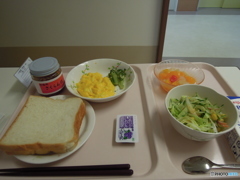 退院の日の7/24、最期の朝ご飯