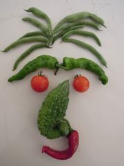 野菜でお絵描き-3