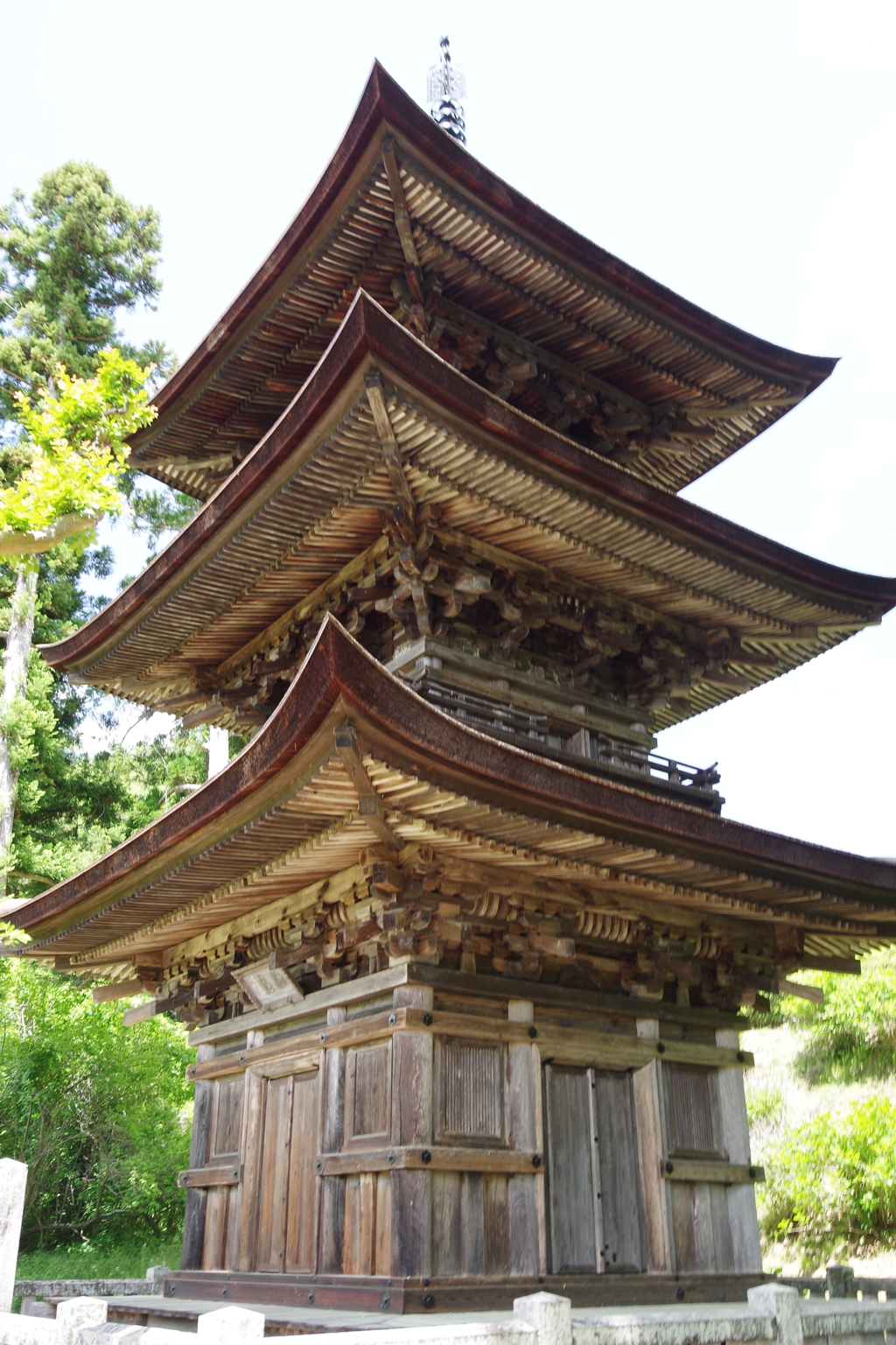 国宝・大法寺三重塔-2