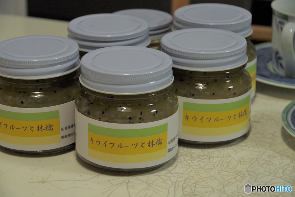 酸っぱいキウイは甘い林檎とコラボします-5
