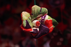 傘福の飾り物-椿2