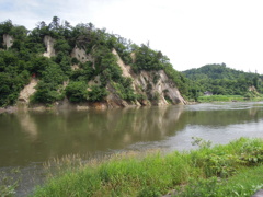 本合海の最上川