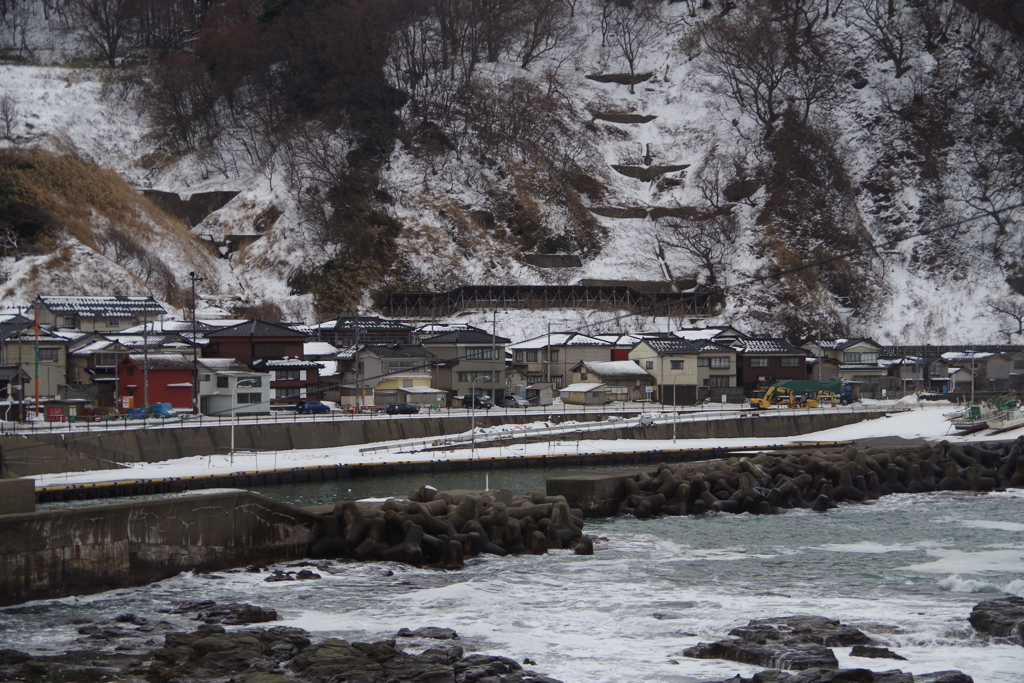 風雪の集落