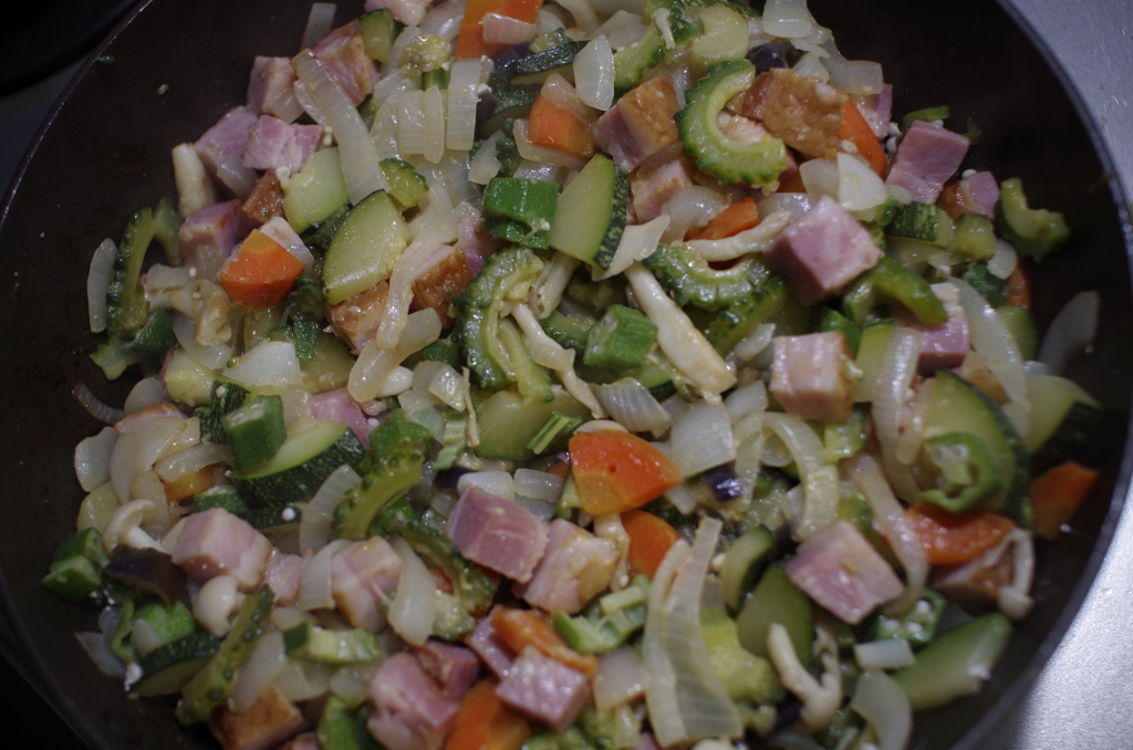 夏野菜カレー1
