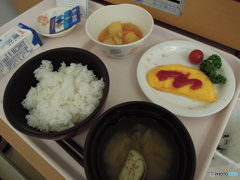 手術前日7/5の朝ご飯