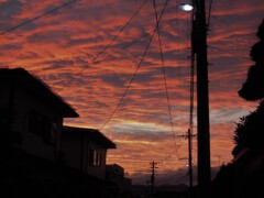 12/07の夕焼け