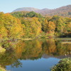 月山・地蔵池の紅葉-2
