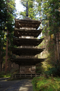 出羽三山神社-国宝・五重塔