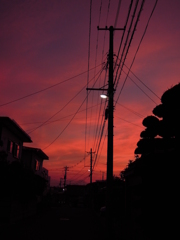 夕焼け空が～♪