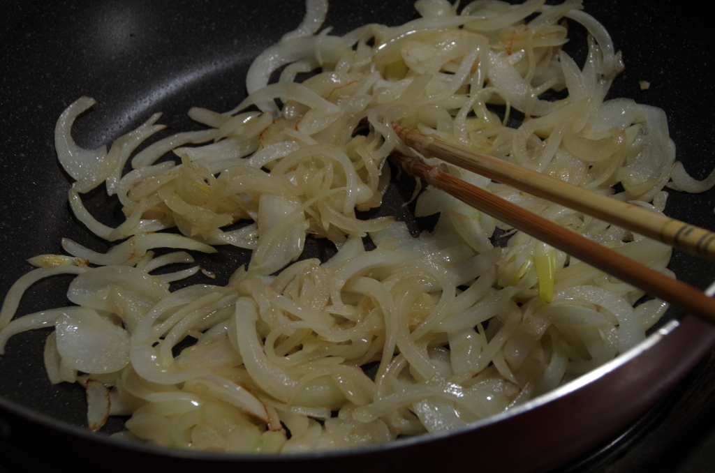 ドカ雪の降る日はカレー作り-2