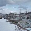 酒田港風強し
