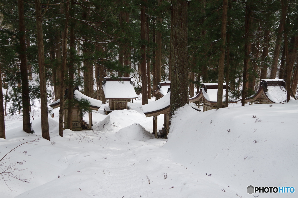 国宝五重塔への路-2