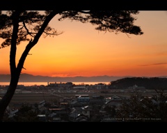 高台より望む（夕照Ver.）
