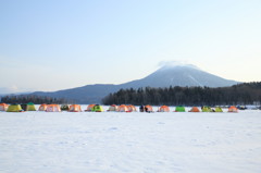 湖上キャンプ
