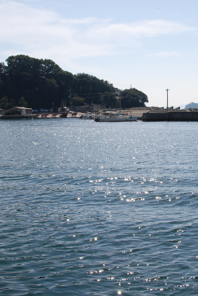 室津の港
