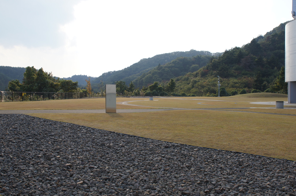 展望台の庭