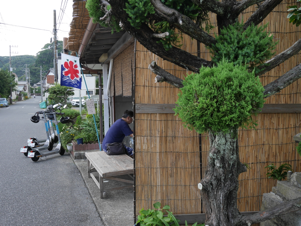 夏の終わりの氷屋さん