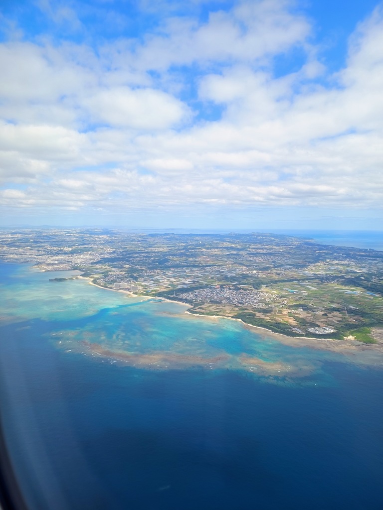 飛行機から