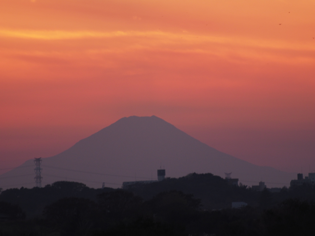 地元からの富士山