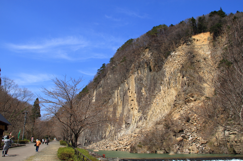 材木岩公園より