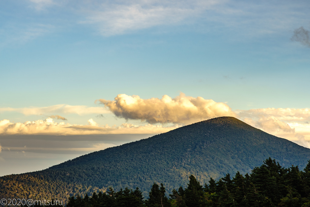 昨日の山