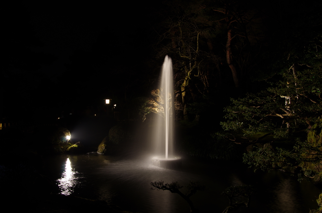 兼六園にて