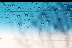 雨の日。