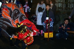 獅子舞のお祭り
