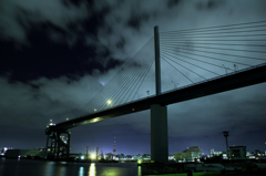 夜の都市高橋