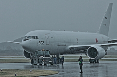 In the rain KC-767