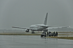In the rain KC-767