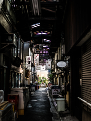 秋の路地