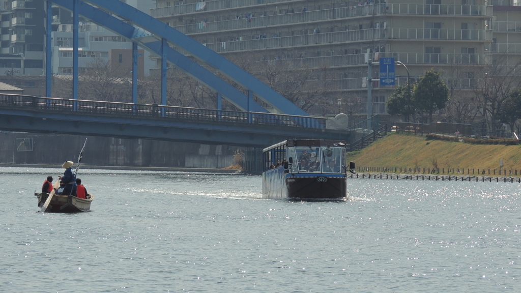 野を越え水をかきわけ