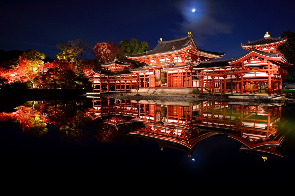 平等院　-錦秋のあかりｰ