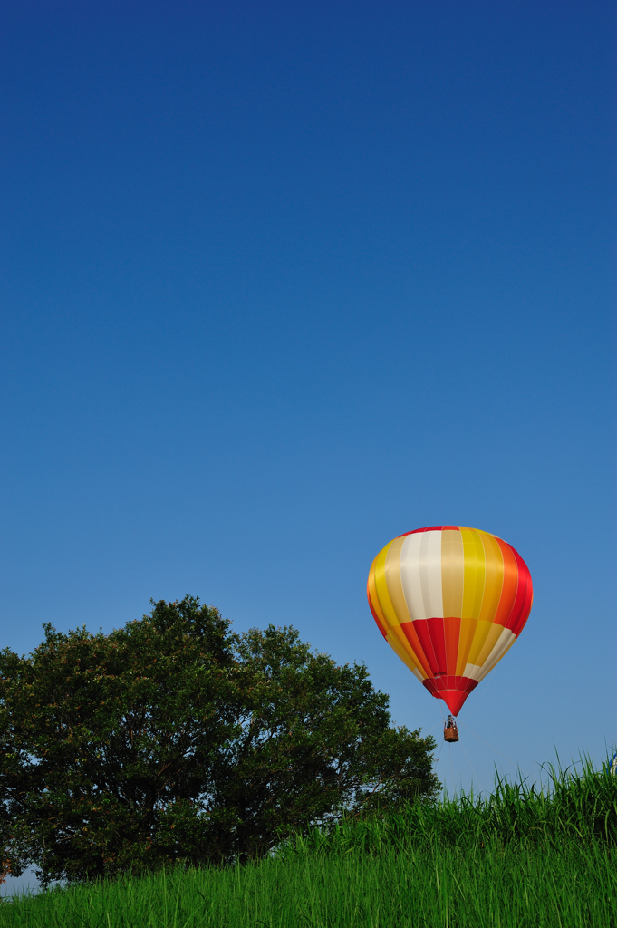 大空へ　　草津熱気球体験